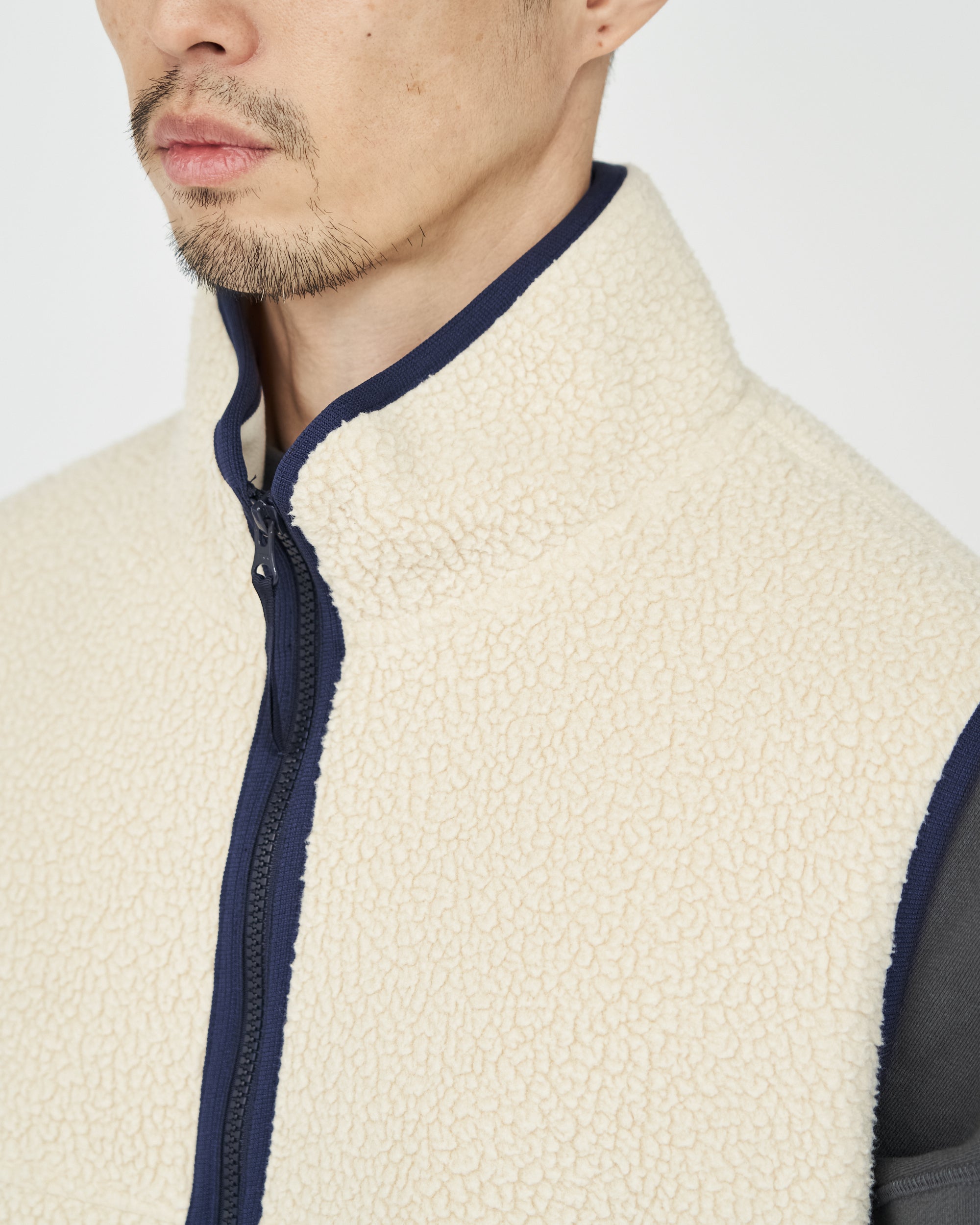 PRE_CIAL POLARTEC_ HEAVY BOA FLEECE VEST PRE23-70001 | Outdated